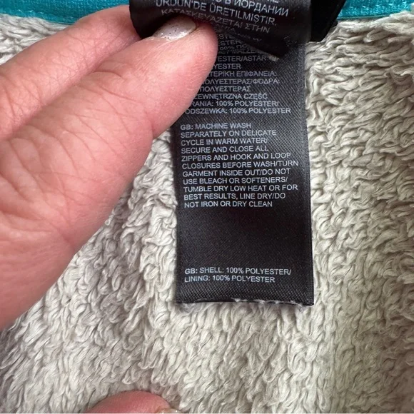 Northface beige women's fleece jacket size large - Picture 9 of 10